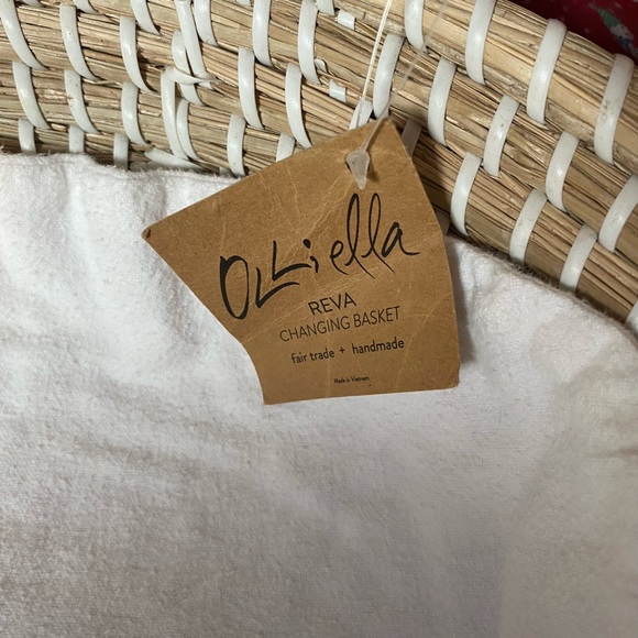 Olliella REVA handmade changing basket, new with tags. With white insert. - Picture 3 of 6